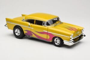 Chevrolet Custom Κίτρινο με Φλόγα Hot Wheels 1:18 21356 Μέταλλο - εικόνα 6 από 8