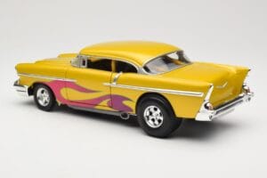 Chevrolet Custom Κίτρινο με Φλόγα Hot Wheels 1:18 21356 Μέταλλο - εικόνα 7 από 8