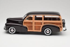 Chevrolet Fleetmaster Woody Μαύρο & Wood Panels Maisto 1:18 43697545B Μέταλλο - εικόνα 4 από 8