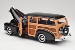 Chevrolet Fleetmaster Woody Μαύρο & Wood Panels Maisto 1:18 43697545B Μέταλλο - εικόνα 5 από 8