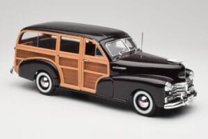 Chevrolet Fleetmaster Woody Μαύρο & Wood Panels Maisto 1:18 43697545B Μέταλλο - εικόνα 6 από 8