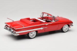 Chevrolet Impala Καμπριολέ Κόκκινο Welly 1:18 9864W Μέταλλο - εικόνα 3 από 8