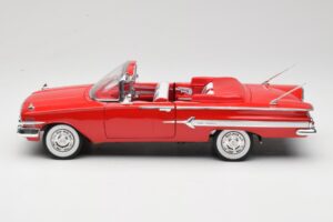 Chevrolet Impala Καμπριολέ Κόκκινο Welly 1:18 9864W Μέταλλο - εικόνα 4 από 8