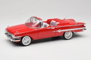 Chevrolet Impala Καμπριολέ Κόκκινο Welly 1:18 9864W Μέταλλο