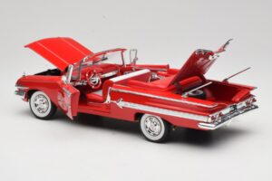 Chevrolet Impala Καμπριολέ Κόκκινο Welly 1:18 9864W Μέταλλο - εικόνα 5 από 8