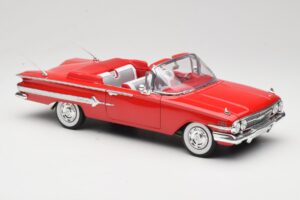 Chevrolet Impala Καμπριολέ Κόκκινο Welly 1:18 9864W Μέταλλο - εικόνα 6 από 8