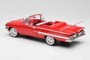 Chevrolet Impala Καμπριολέ Κόκκινο Welly 1:18 9864W Μέταλλο - εικόνα 7 από 8