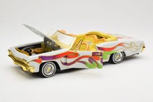 Chevrolet Impala Lowrider White Metallic Hot Wheels 1:18 27635 Μέταλλο - εικόνα 2 από 8