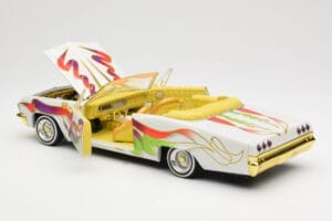 Chevrolet Impala Lowrider White Metallic Hot Wheels 1:18 27635 Μέταλλο - εικόνα 5 από 8