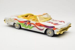 Chevrolet Impala Lowrider White Metallic Hot Wheels 1:18 27635 Μέταλλο - εικόνα 6 από 8
