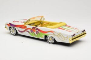 Chevrolet Impala Lowrider White Metallic Hot Wheels 1:18 27635 Μέταλλο - εικόνα 7 από 8