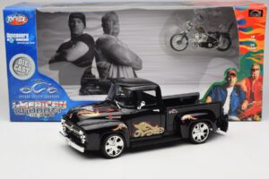 Chevrolet Old School Cody Project Truck & Chopper Set Joyride 1:18 33911 Μέταλλο - εικόνα 8 από 8