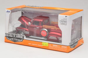 Chevrolet Pickup Bigtime Kustoms Κόκκινο Jada 1:24 96802 Μέταλλο - εικόνα 3 από 3