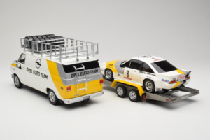 Opel Manta 400 Group B Rally Tour de Corse 1984 Με Chevrolet G30 Βαν Υποστήριξης Otto 1:18 OT491 Ρητίνη - εικόνα 2 από 13