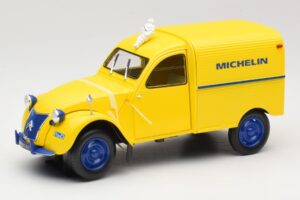 Citroen 2CV Fourgonnette Michelin Bibendum Norev 1:18 181502 Μέταλλο