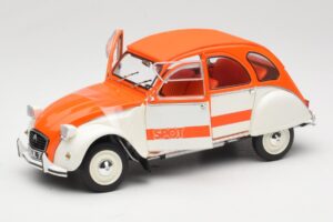 Citroen 2CV Spot Πορτοκαλί & Λευκό Solido 1:18 421183600 Μέταλλο - εικόνα 2 από 8