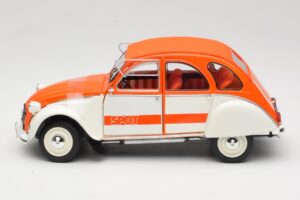 Citroen 2CV Spot Πορτοκαλί & Λευκό Solido 1:18 421183600 Μέταλλο - εικόνα 4 από 8