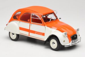 Citroen 2CV Spot Πορτοκαλί & Λευκό Solido 1:18 421183600 Μέταλλο - εικόνα 6 από 8