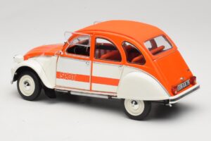 Citroen 2CV Spot Πορτοκαλί & Λευκό Solido 1:18 421183600 Μέταλλο - εικόνα 7 από 8