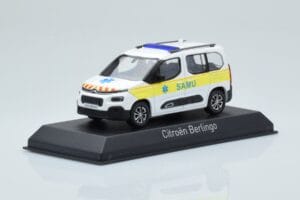 Citroen Berlingo Ambulance SAMU Λευκό Κίτρινο Norev 1:43 155769 Μέταλλο - εικόνα 2 από 4