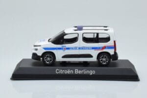 Citroen Berlingo Police Municipale v1 Λευκό Μπλε Norev 1:43 155767 Μέταλλο