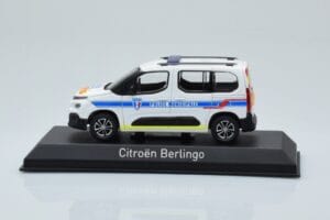 Citroen Berlingo Police Municipale v2 Λευκό Μπλε Norev 1:43 155768 Μέταλλο