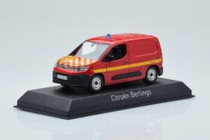 Citroen Berlingo Van Sapeurs Pompiers Κόκκινο Norev 1:43 155772 Μέταλλο - εικόνα 2 από 4