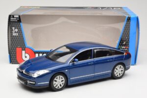 Citroen C6 Μπλε Bburago 1:18 18-12073 Μέταλλο - εικόνα 8 από 8