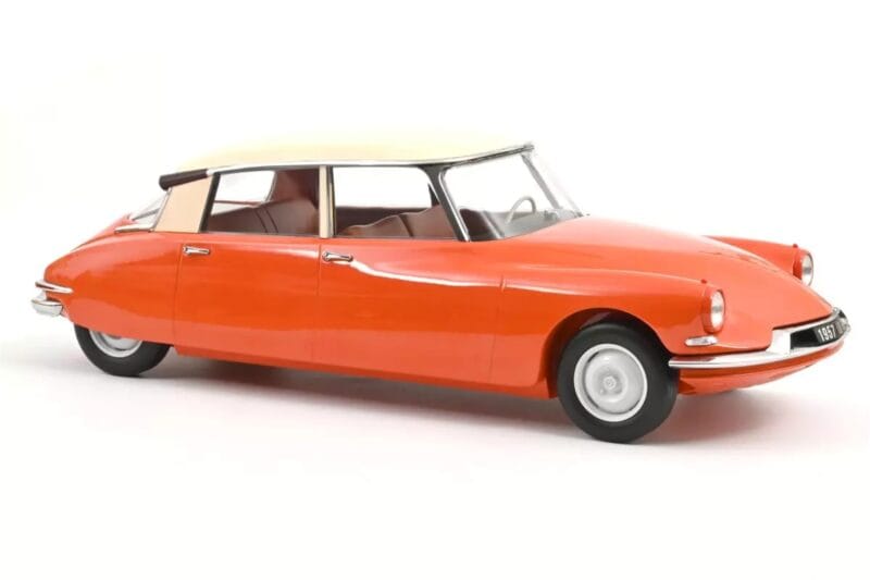 Citroen ID19 Πορτοκαλί & Κρεμ Norev 1:12 121580 Μέταλλο