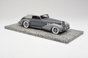 Delage D8 120 Καμπριολέ Γκρι & Σκούρο Γκρι Minichamps 1:18 107115134 Μέταλλο - εικόνα 4 από 6