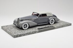 Delage D8 120 Καμπριολέ Γκρι & Σκούρο Γκρι Minichamps 1:18 107115134 Μέταλλο