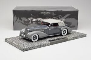Delage D8 120 Καμπριολέ Γκρι & Σκούρο Γκρι Minichamps 1:18 107115134 Μέταλλο - εικόνα 6 από 6