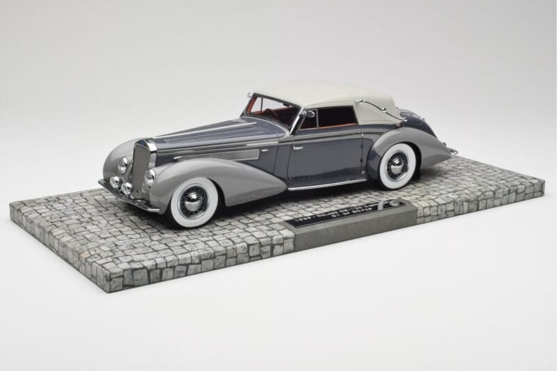 Delage D8 120 Καμπριολέ Γκρι & Σκούρο Γκρι Minichamps 1:18 107115134 Μέταλλο