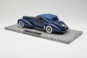 Delage D8-120 Καμπριολέ Two Tone Μπλε Minichamps 1:18 107115132 Ρητίνη - εικόνα 5 από 6