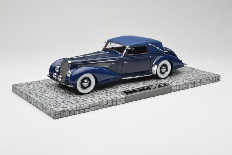 Delage D8-120 Καμπριολέ Two Tone Μπλε Minichamps 1:18 107115132 Ρητίνη