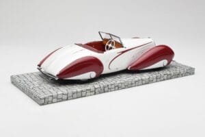 Delahaye Type 135 M Καμπριολέ Λευκό Κόκκινο Minichamps 1:18 107116161 Ρητίνη - εικόνα 2 από 6