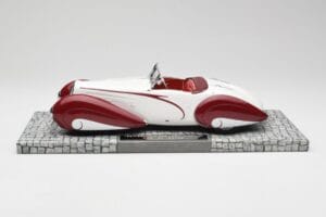 Delahaye Type 135 M Καμπριολέ Λευκό Κόκκινο Minichamps 1:18 107116161 Ρητίνη - εικόνα 3 από 6