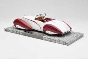 Delahaye Type 135 M Καμπριολέ Λευκό Κόκκινο Minichamps 1:18 107116161 Ρητίνη - εικόνα 5 από 6