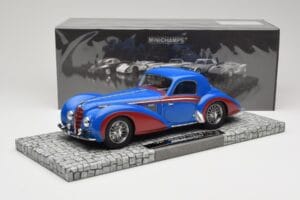 Delahaye Type 145 V12 Coupe Μπλε Κόκκινο Minichamps 1:18 107116121 Ρητίνη - εικόνα 6 από 6