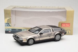 DeLorean DMC-12 LK Ασημί Sun Star 1:18 2701 Μέταλλο - εικόνα 8 από 8