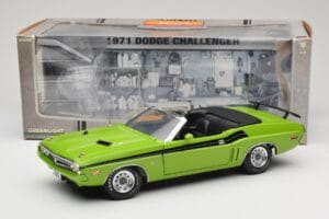 Dodge Challenger Καμπριολέ Πράσινο Greenlight 1:18 12803-06G Μέταλλο - εικόνα 8 από 8