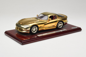Dodge Viper GTS Gold Plated 23K Maisto 1:18 GP001 Μέταλλο - εικόνα 3 από 8