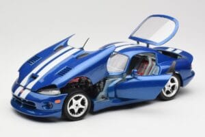 Dodge Viper GTS SR II Μπλε με Λευκές Ρίγες Bburago 1:18 3330 Μέταλλο - εικόνα 2 από 8