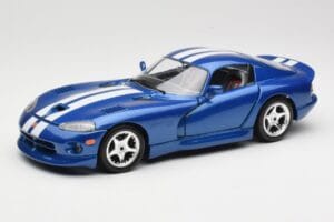 Dodge Viper GTS SR II Μπλε με Λευκές Ρίγες Bburago 1:18 3330 Μέταλλο
