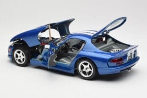 Dodge Viper GTS SR II Μπλε με Λευκές Ρίγες Bburago 1:18 3330 Μέταλλο - εικόνα 5 από 8