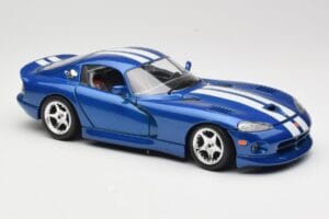 Dodge Viper GTS SR II Μπλε με Λευκές Ρίγες Bburago 1:18 3330 Μέταλλο - εικόνα 6 από 8
