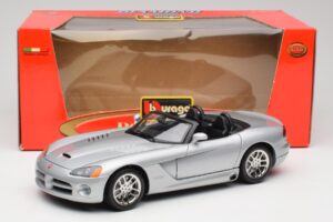 Dodge Viper SRT-10 Bright Ασημί Bburago 1:18 34908 Μέταλλο - εικόνα 8 από 8