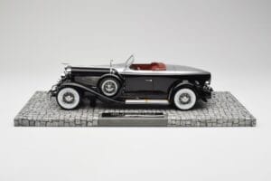 Duesenberg Model J Torpedo Disappearing Top Convertible Coupe Ασημί Μαύρο Minichamps 1:18 107150431 Ρητίνη - εικόνα 3 από 6