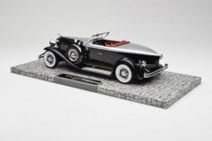 Duesenberg Model J Torpedo Disappearing Top Convertible Coupe Ασημί Μαύρο Minichamps 1:18 107150431 Ρητίνη - εικόνα 5 από 6