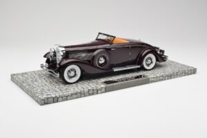 Duesenberg SJN Convertible Coupe Μπορντό Minichamps 1:18 107150331 Μέταλλο